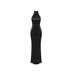 Women's Autumn Bodycon Long Skirt European Style Tie up Back Beaded Neckline New Style from Amazon Cross Border Collection_ecoleips.com