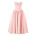 French Sweet Atmosphere Bowknot Decorated Strapless Fishbone Underwire Waist-Cinching Camisole Solid Color European And_ecoleips.com