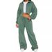 Women's Clothing Autumn Women's Casual Hooded Front Zipper Sweater Wide Leg Loose Trousers Suit_ecoleips.com