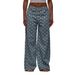 Women's Polka Dot Relaxed Jeans | Mid-Rise Straight Leg | Casual & Vintage Denim Pants_ecoleips.com
