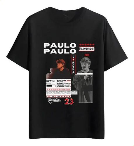Women's T-Shirts T-shirt Muscle Freaks Paulo Londra Music Style 2959_ecoleips.com