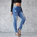 Women's Clothing Spring And Summer New Slim Fit Hip Leg Pants_ecoleips.com