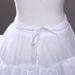 Elegant White Wedding Petticoat With 4 Steel Hoops & 5 Layers Of Ruffles – Perfect For Lolita Dresses, Bridal Gowns & Stage Performances_ecoleips.com