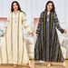 Voya MT311 Middle Eastern Apparel Foreign Trade Autumn New Arab Women's Long Fashionable Embroidered Tassel Pendant Dress_ecoleips.com