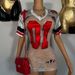 Fashion Women's Short Sleeved V Neck Dress Sexy And Hot Lace See Through Embroidered Letter Dress American Style_ecoleips.com