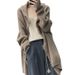 Women's Clothing Korean-Style Fringe Cardigan – Oversized Open-Front Knit Sweater For Women, Fall & Winter Fashion_ecoleips.com