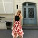 Women's Sweet Floral Print Halter Asymmetrical Maxi Dress – Boho Resort Summer Gown_ecoleips.com