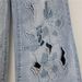 Embroidered Wide Leg Jeans For Women 2025 Spring And Summer New High Waist Loose Design Niche Raw Edge Stretch Straight Pants_ecoleips.com