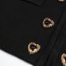 High Quality Fashion Luxury Women O-Neck Zipper Cardigan Outerwear + Bodycon Pencil Skirt Two-Piece Knit Suits Heavyweight Viscose Blend Gold Accents_ecoleips.com