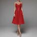 Women’s Clothing Spring/Summer New Women's Long Dress Sexy Strappy Embroidered Sleeveless Dress Dress_ecoleips.com