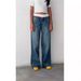 American Retro Low-waist Non-stretch Washed Straight-leg Jeans For Women, Autumn Street Style Wide-leg Denim Pants,_ecoleips.com