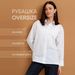 2025 Cotton Blend Large Cuff Long Sleeve Mid-Length Shirt Women Loose Blouse Spring Autumn New Women's Fashion_ecoleips.com