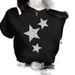 European And American Cross-border Foreign Trade Women's Clothing Geometric Pattern Star Print Round Neck Short-sleeve_ecoleips.com