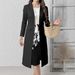 Women's Floral Print Two Piece Set Autumn/Winter Long Sleeved Top With Sleeveless Dress Regular Fit Polyester Pant Set_ecoleips.com