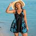2025 New Plus Size Women's Conservative Split Russian Swimsuit_ecoleips.com
