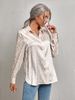 Verve Women's Clothing 2025 Autumn New Turn-down Collar Open Button Leopard Print Jacquard Long Sleeve Shirt_ecoleips.com