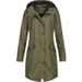 Women's Waterproof Hiking Jacket – Longline Windproof Outdoor Coat With Hood In Yellow/Green/Black/Blue/Pink_ecoleips.com