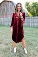 Women's Clothing Casual Loose Shirt New Velvet Pocket Splicing Irregular Long Sleeved Dress_ecoleips.com