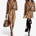 Corduroy Shirt Dress With Double Pockets – Classic & Stylish Mid-Length Dress_ecoleips.com