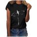 Summer European And American Cross-border Foreign Trade Wholesale T-shirts, Round-neck Casual Plus-size Loose_ecoleips.com
