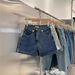 High Waisted Wide Leg Denim Shorts For Women European Style High End Design Summer Trendy A Line Hot Pants_ecoleips.com