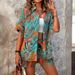 Women's Clothing Comfortable Simple Suit Shirt Suit 3d Digital Women's Short Sleeve Summer Printing_ecoleips.com
