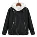 Cropped Biker Jacket For Women – Oversized Fit With Vintage Distressed Leather ( Streetwear Staple)_ecoleips.com