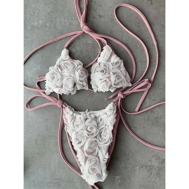 Floral Bikini Set – Trendy Two-Piece Swimwear For Women, Sexy & Stylish Beach Vacation Essentials_ecoleips.com