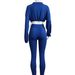 Women's Clothing Style Women's High Waist Tight Pants Set Sexy Drawstring Waist Two Piece Suit For Formal & Casual_ecoleips.com