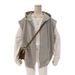 Women’s Clothing Spring And Autumn Thin Hooded Cardigan Vest Jacket Female Design Fat MM 20 300 Pounds Loose Sleeveless Vest Top_ecoleips.com
