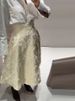 Vintage Tassels A-lined Long Skirt Women Elegant Chic Loose Waist-cinching Skirts Lady New Winter Classic Versatile Street Party_ecoleips.com