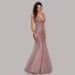 Women's Clothing Sequined Toast Dress Bride Red Fishtail Slim Banquet Evening Dress_ecoleips.com