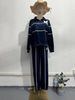 2026 European And American Cross-border Autumn New Color-blocked Sporty Design Stylish Loose-fitting Suit_ecoleips.com
