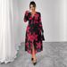 Floral Wrap Dress For Women – Plus Size, Flattering & Elegant V-Neck Summer Dress_ecoleips.com