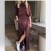 Women's Clothing New Women's Autumn And Summer Solid Color Casual Loose Casual Pocket Sweatshirt Straight Skirt Suit_ecoleips.com
