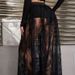 K European And American Style Women's Clothing New Dark Lace See Through Half Skirt Long Skirt Gothic Style_ecoleips.com