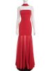 Mozision Off-shoulder Strapless Sexy Maxi Dress Women Elegant Scarf Collar Sleeveless Backless Bodycon Club Party Long Dresses_ecoleips.com