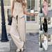 Women's Elegant Color Block Sleeveless Top And Pants Set European American Style Independent Site New 2026 Amazon_ecoleips.com