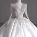 Women's Clothing New Main Dress High Quality Texture Retro Heavy V Neck Trailing_ecoleips.com