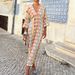 2026 Spring New Collection: Cross-Border European And American Foreign Trade Women's Clothing - Elegant Printed V-Neck_ecoleips.com