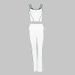 AD391 Cross-Border Two-Piece Camisole Yoga Set With Foldable High Waist, Casual Versatile Fitness Sports Outfit_ecoleips.com