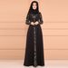 European And American Plus Size Women's Dress Ethnic Style Printed High-Waisted Long Floor-Length Gown Without_ecoleips.com