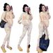 Women's Clothing Suits Summer New Loose Short Sleeved T Shirt Slim Yoga Pants Trousers Sports Two Piece Suit_ecoleips.com