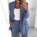 Women's Slim Fit Cardigan Lapel Temperament Suit Jacket Autumn Fashion Outerwear Style_ecoleips.com