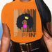 Summer European And American Cross-border Foreign Trade Wholesale T-shirts, Round-neck Casual Plus-size Loose_ecoleips.com