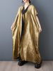 Oversized Vintage Dresses For Women Summer New V-Neck Short Sleeve Loose Casual Long Ladies Dress Fashion Elegant Clothing 2026_ecoleips.com