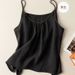 New Summer Camisole Vest For Women, Cotton And Linen Solid Color Base Layer, Outerwear, Artistic Retro Thin Loose Top_ecoleips.com