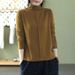 Derong 2026 Autumn/Winter Semi-High-Neck Long-Sleeved T-Shirt Women's Underwear, Large Size, Fit-Fitting, Warmth-Enhan_ecoleips.com