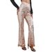 Women's casual pants sequin wide legs new high-waisted fashion women's pants_ecoleips.com