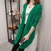 K New Women's Sweater Cardigan, Long Coat With Big Pockets, Loose Large Size Cardigan Jacket_ecoleips.com